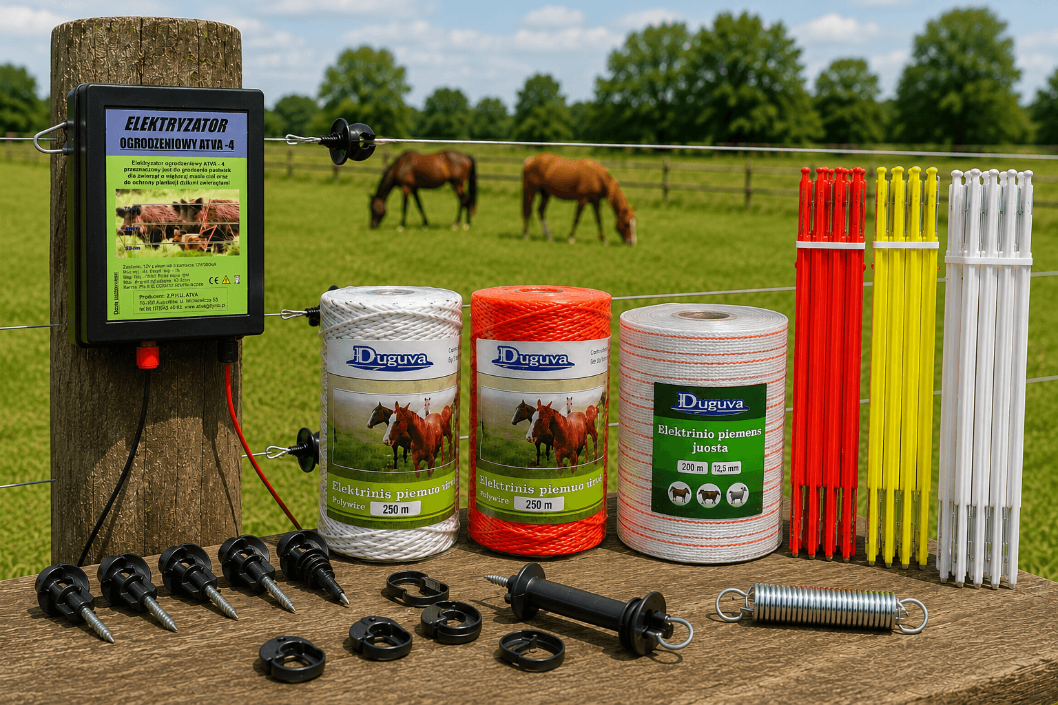 Electric fences and accessories